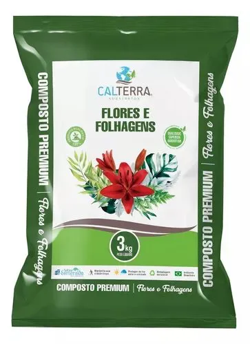 COMPOSTO PREMIUM FLORES E FOLHAGENS 3KG