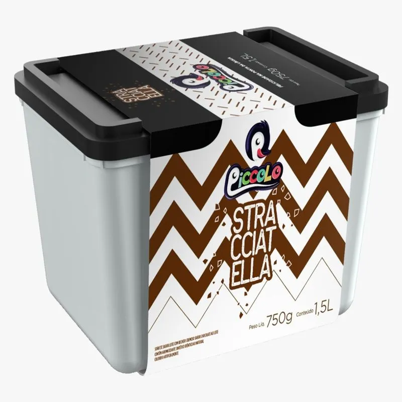 Sorvete Piccolo Stracciatella Pote 1,5 L