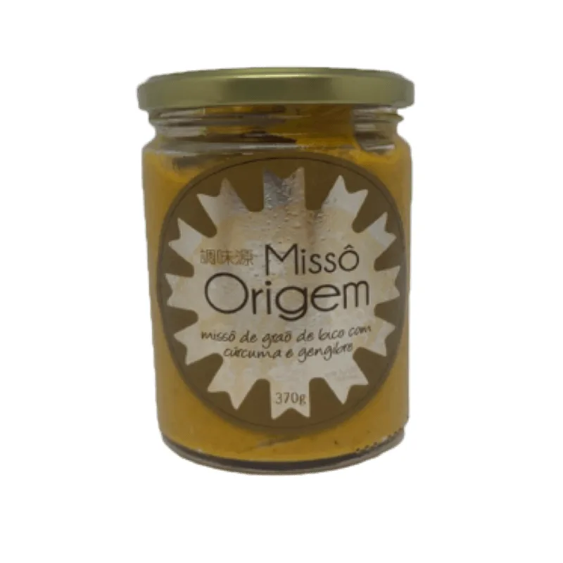 Missô De Grão De Bico Com Cúrcuma E Gengibre Origem Temperos 370g