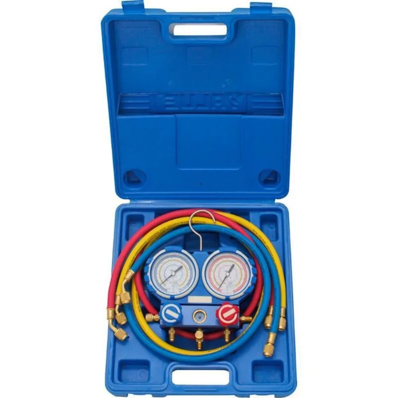 Kit Manifold EOS R22/R134A/407C/410A - Maleta/Mangueira 1,2m