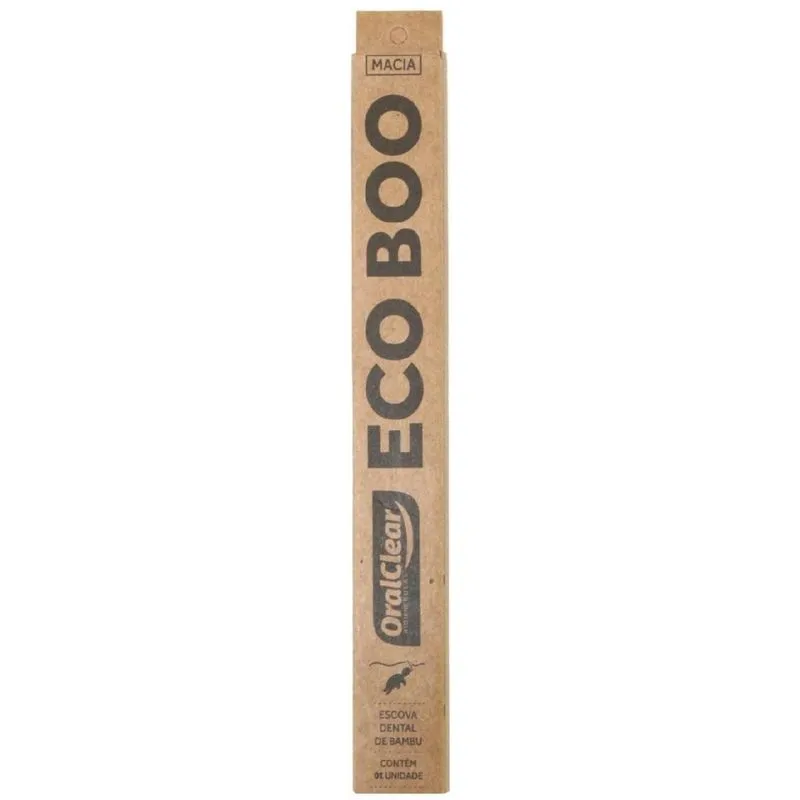 Escova Dental de Bambu Ecológica 10Un Nacional