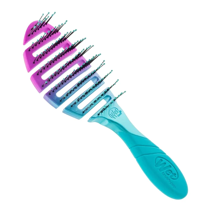 WetBrush Pro Flex Dry Hair Brush Teal Ombre