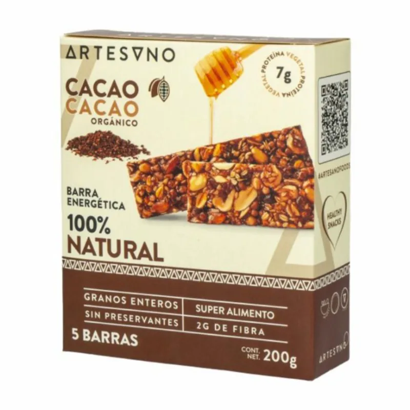 Barra Energetica Cacao Organico 200 Gr