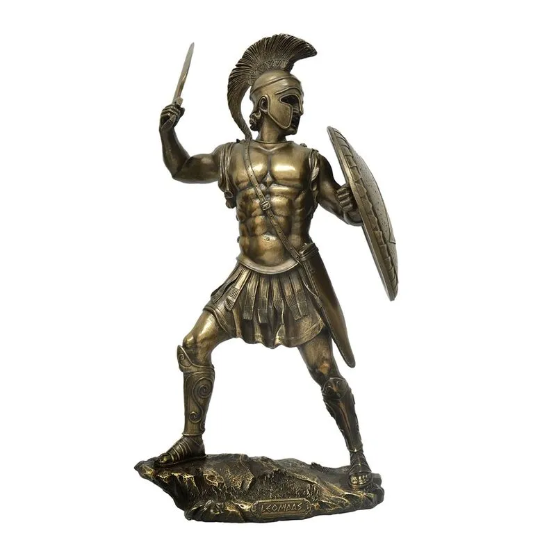Estatueta em Resina Leonidas 31 cm