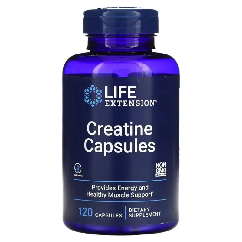 Creatine Capsules (120 Capsulas) - Life Extension