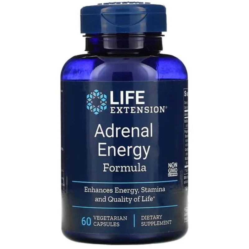 Adrenal Energy Formula, 60 Cápsulas, Life Extension