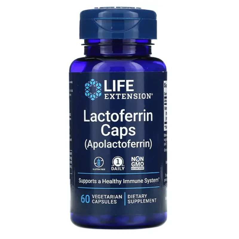 Cápsulas De Lactoferrina, 60 Cápsulas, Life Extension