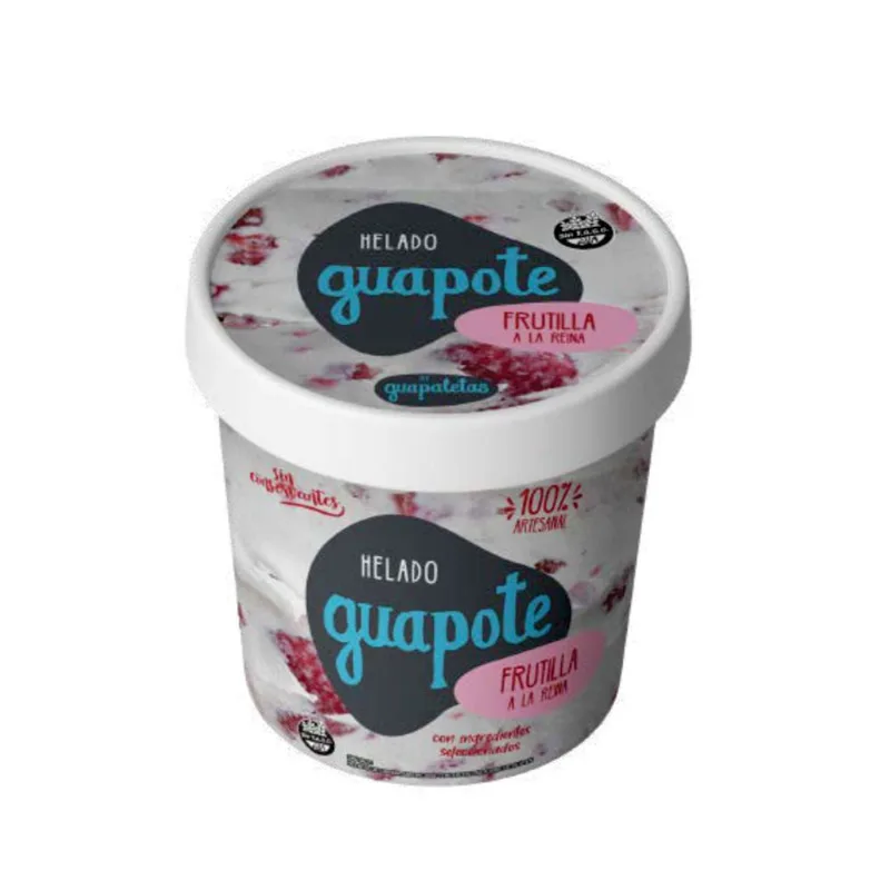 Helado Guapote frutilla a la reina sin TACC 500 cc.