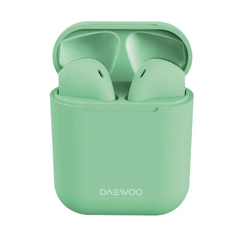 Auriculares eardbud Daewoo bluetooth candy green