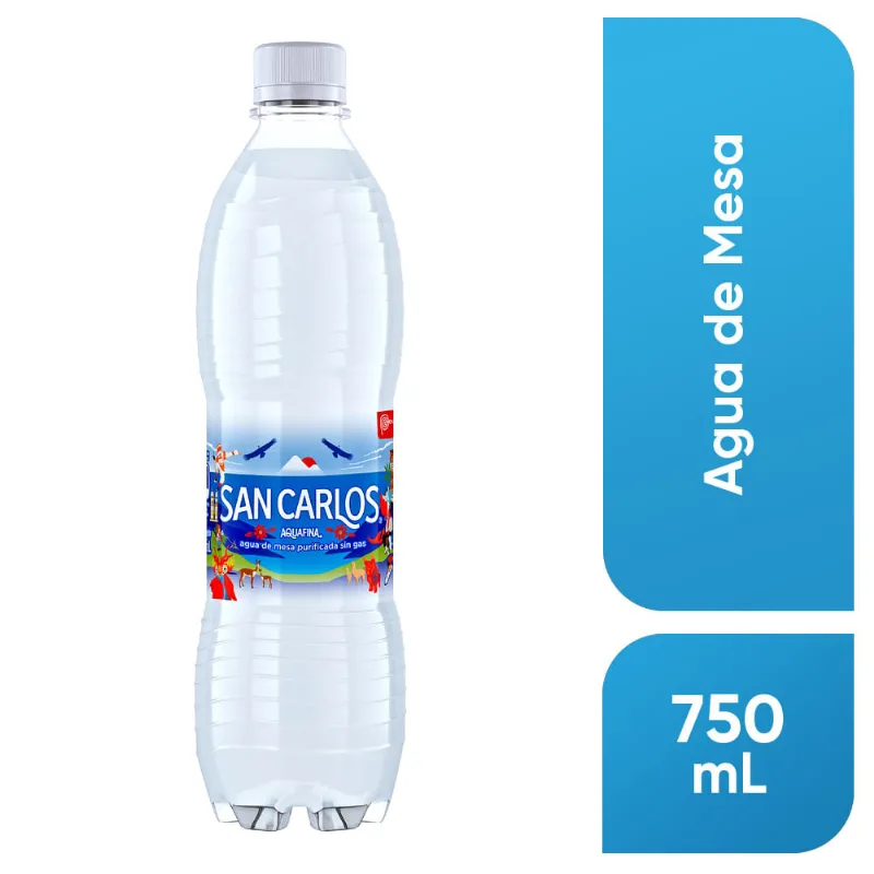 Agua sin Gas SAN CARLOS Botella 750ml