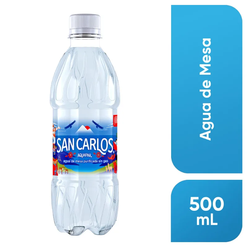 Agua sin Gas SAN CARLOS Botella 500ml