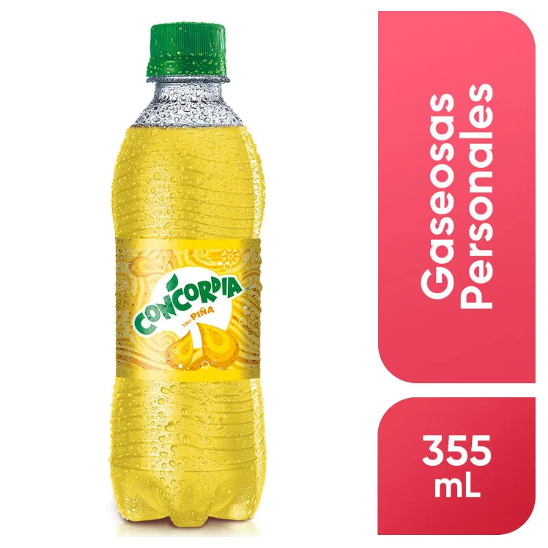 Gaseosa CONCORDIA Piña Botella 355ml