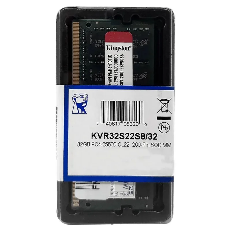 Memoria 32gb DDR4 3200mhz Note KVR32S22S8/32 Kingston