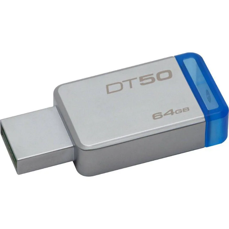 Pen Drive Kingston DataTraveler USB 3.1 64GB DT50/64GB - Azul