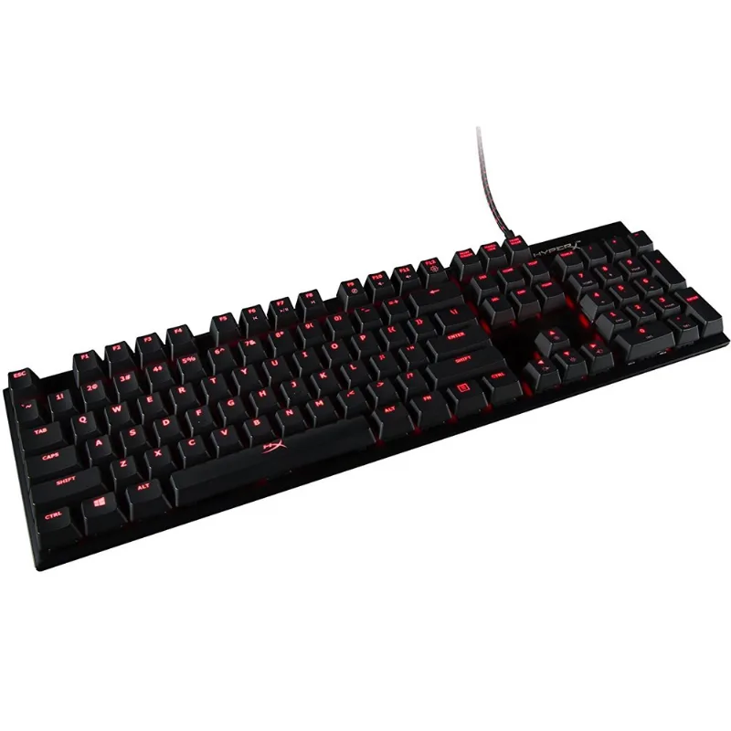 Teclado Gamer HyperX Alloy FPS Mecânico Cherry MX Red US - HX-KB1RD1-NA/A4