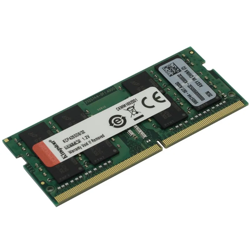 Memoria Ram Kingston 32GB 2666Mhz DDR4 SODIMM