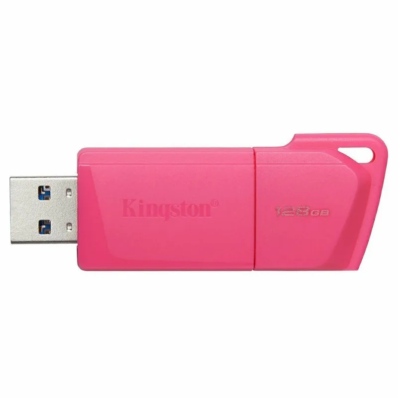 Pendrive usb Kingston datatraveler exodia m 128gb usb 3.2 neon pink (kc-u2l128-7ln)