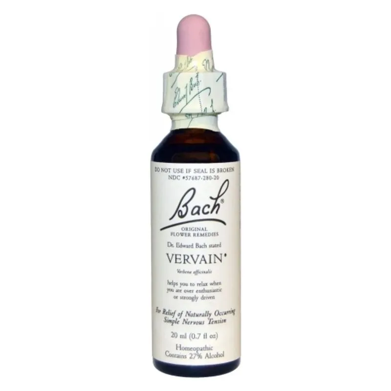 Flor Essência Verbena 20 Ml Por Bach Florais