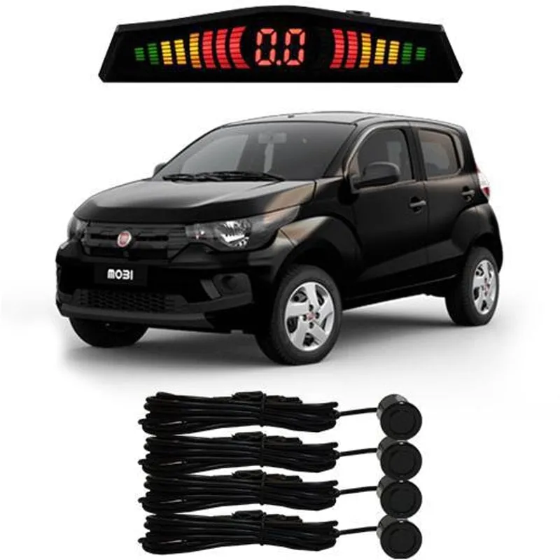 Sensor De Estacionamento Ré Fiat Mobi Todos Preto
