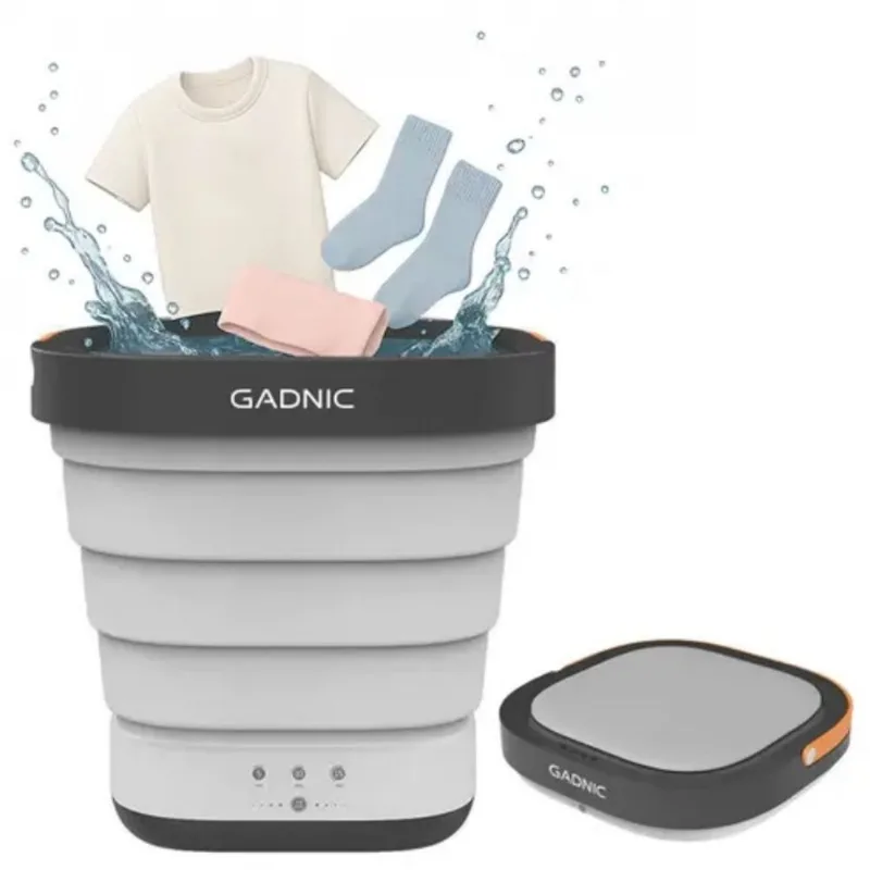 Mini Lavadora Gadnic 2 En 1 Plegable Portátil