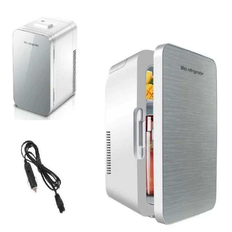 Mini Geladeira 12L 2 Em 1 Refrigerador Aquecedor Frigobar Casa Carro Barco Resfria 220V 12V