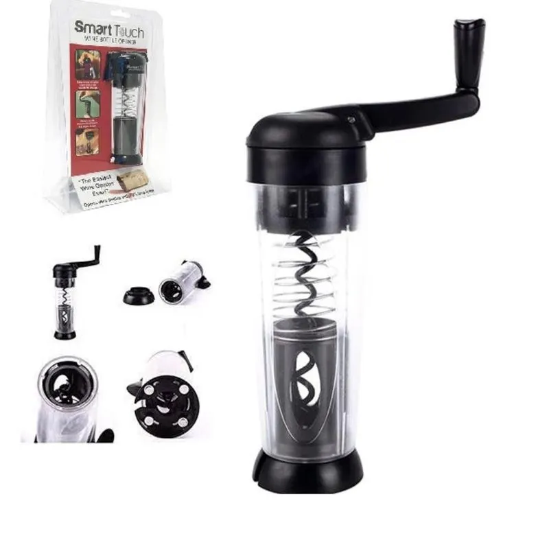 Abridor saca rolha automático para vinho com corta lacre