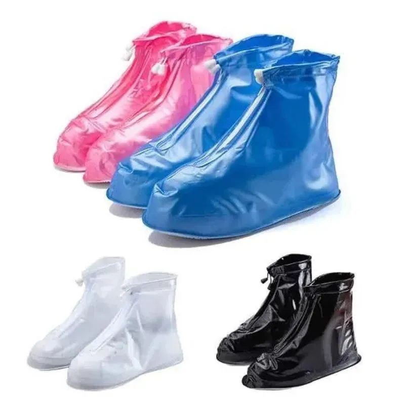 Capa De Chuva Para Calçados Protetora Impermeável Antiderrapante Azul Yeet