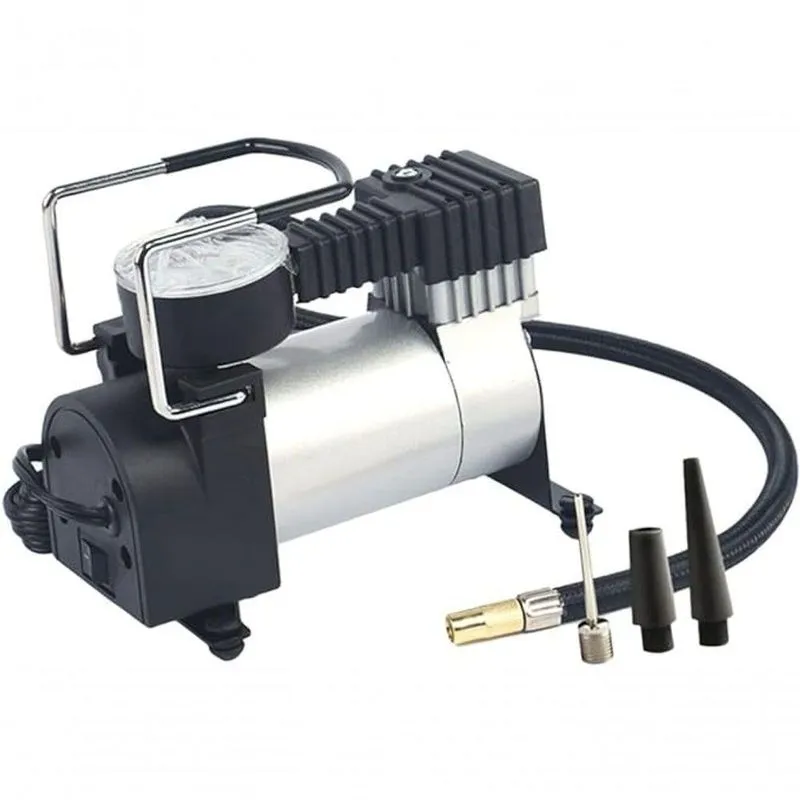 Mini Compressor Ar 150psi 12v Inflador Pneus Carro Moto Bici