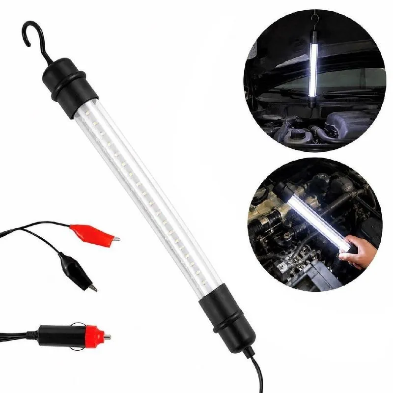 Lanterna de Inspeção Veicular EDA 38 LED 12V Cabo Longo Gancho Giratório 360° Yeet
