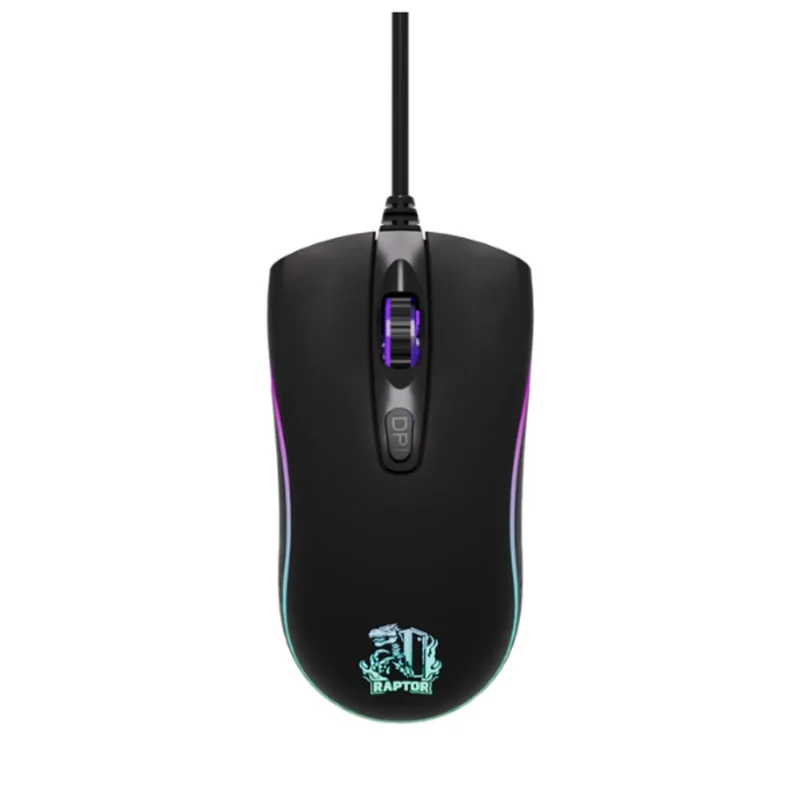 Mouse Raptor Storm Grip 4 botones 3600dpi 7 colores