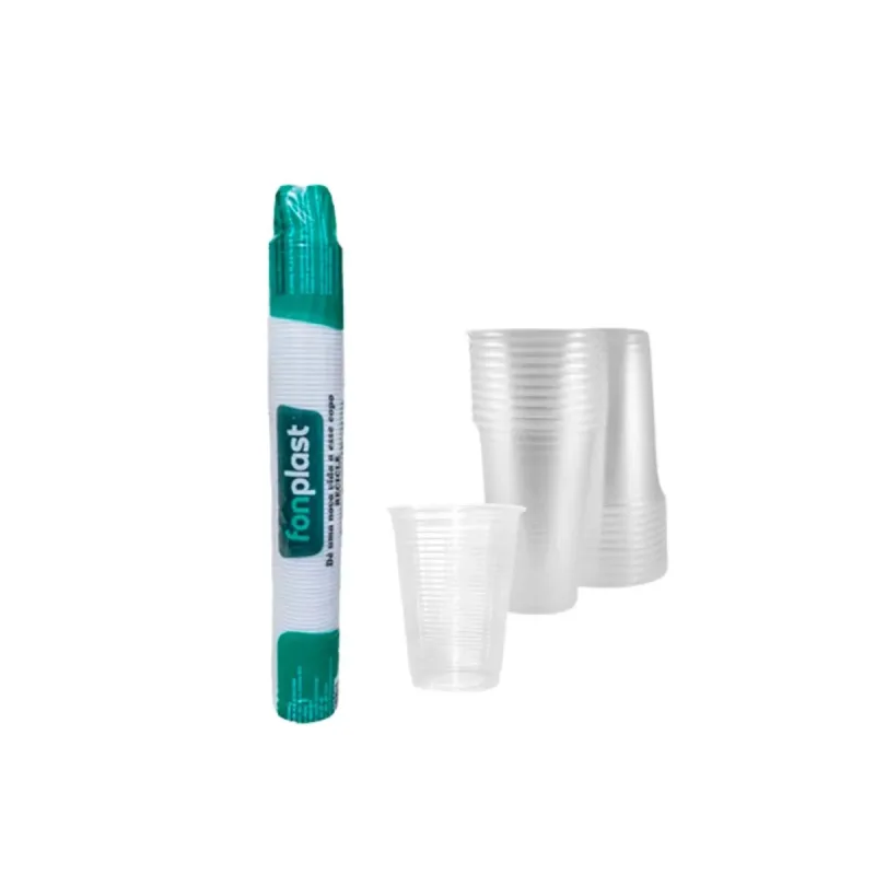Copo Funplast Descartavel 300ml Transparente com 100 Unidades