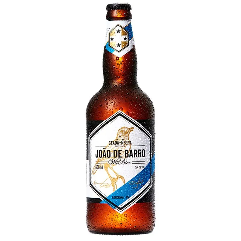 Cerveja GEADA NEGRA Witbier João de Barro 500ml