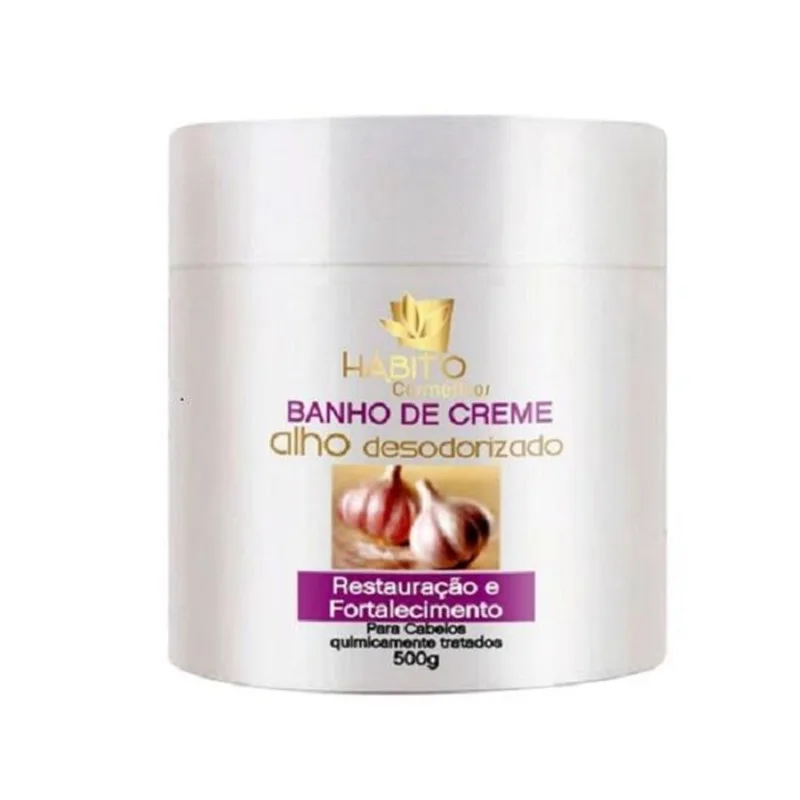 Banho De Creme Alho Desodorizado Hábito Cosméticos