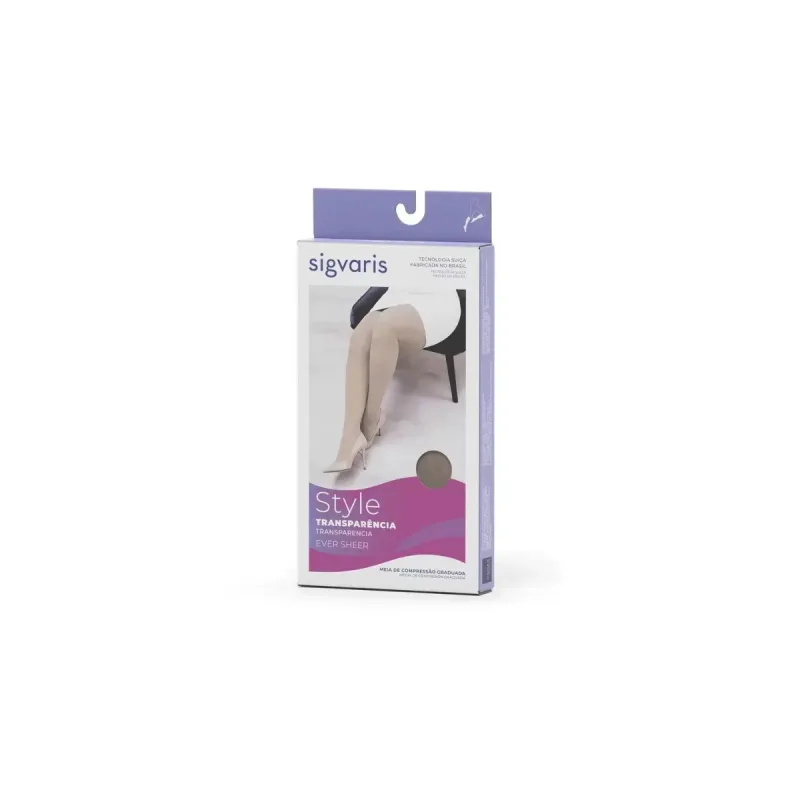 Meia Panturrilha 3/4 862P 20-30 M Curta Natural P.A Select Comfort - Sigvaris