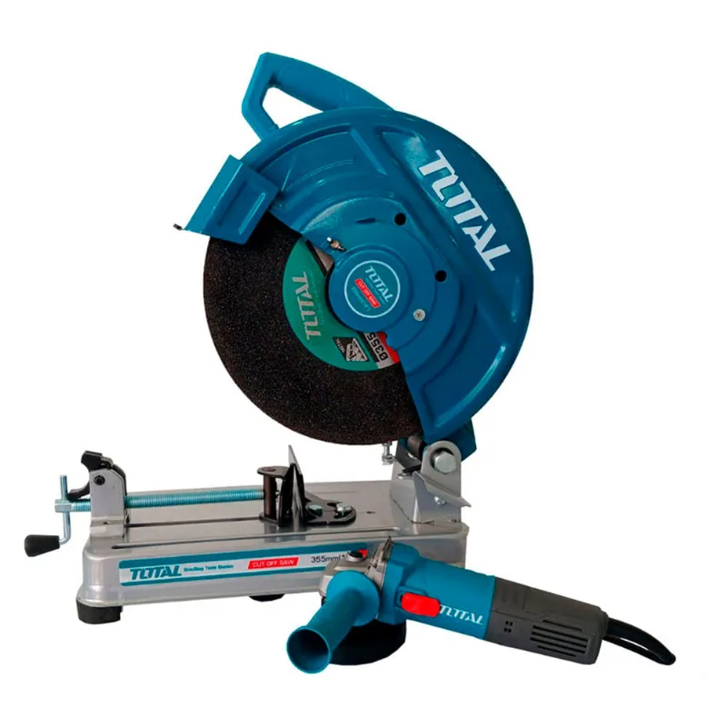 Tronzadora 14" + pulidora 4 1/2" 750W Total Tools