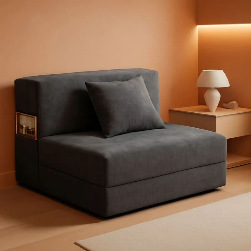 Twin Memory Foam Convertible Sofa Bed PremiumEdition