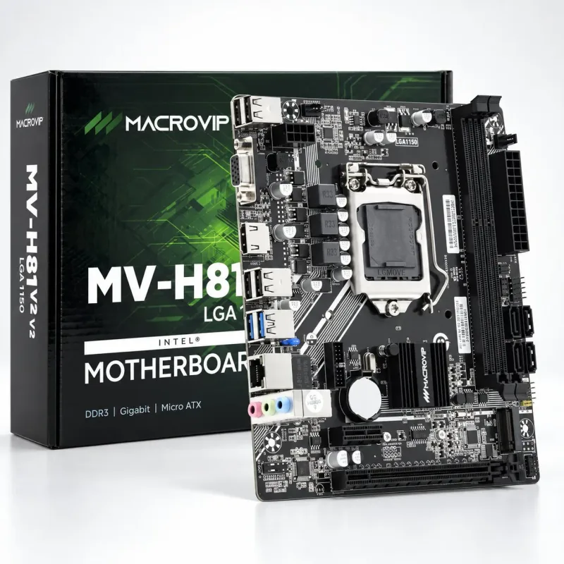 Placa-mãe do computador Macrovip MV-H81V2 V2
