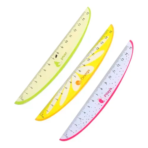 Regua 15cm fresh frutas sta-13243