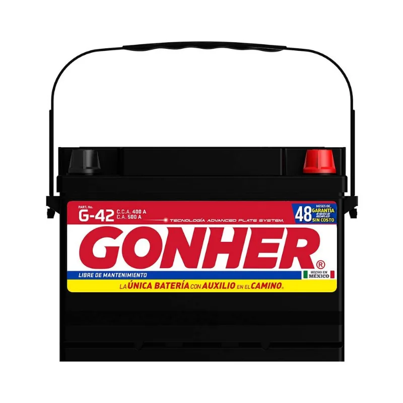 Batería para automóvil Gonher negro g-42-400 Batería para automóvil Gonher neo g-42-400