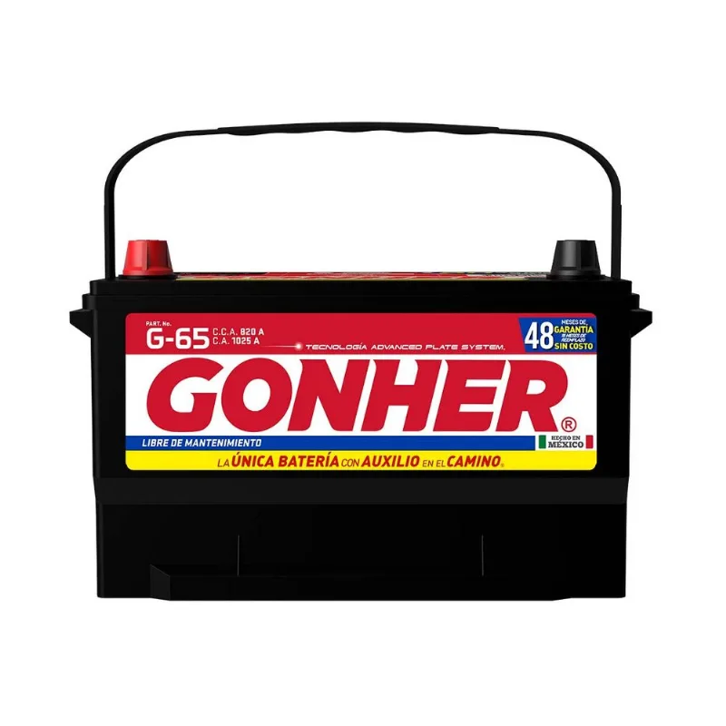 Batería para automóvil Gonher negro g-65-820 Batería para automóvil Gonher neo g-65-820