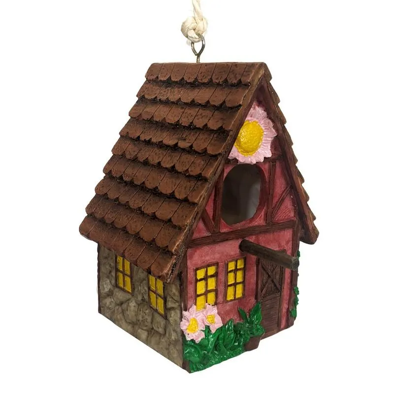 Casa Pássaro Ninho Chalé Passarinho Colorida Linda Premium