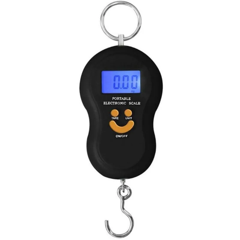Balança Portátil Digital Mão Mala Bagagem Pesca Até 50Kg