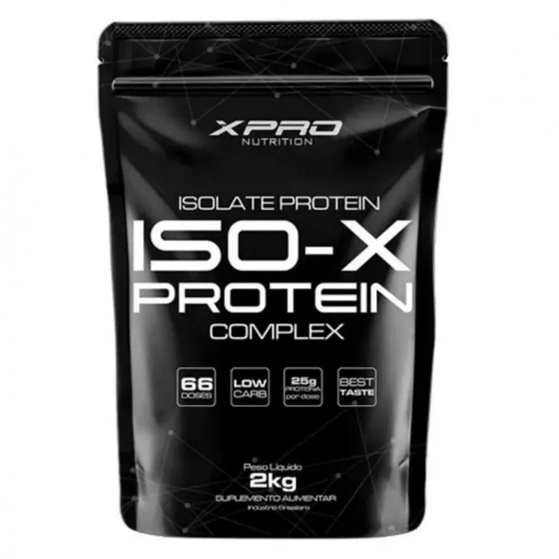 Iso X Protein Complex Refil 2kg Chocolate Whey Isolado X Pro Nutrition