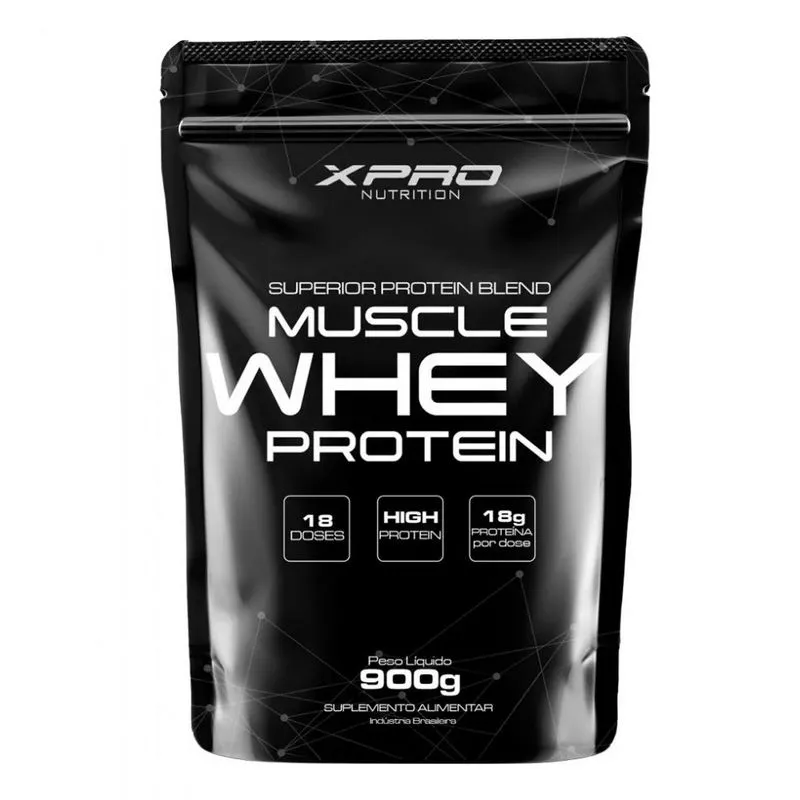 100% Whey Protein Concentrate Refil (900g) - Sabor: Chocolate