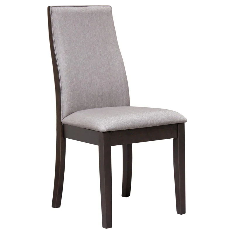 Subtle Curved Silhouette Dining Chair (Set of 2) Light Brown