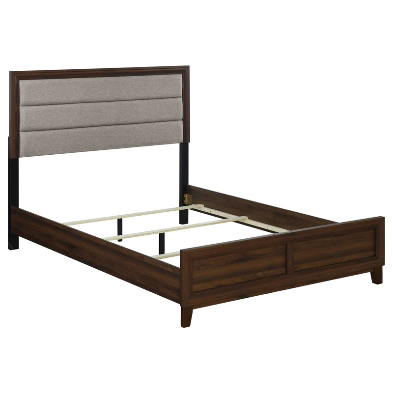 Anza - Bed Dark Brown / King