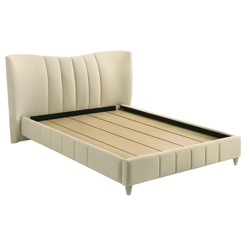 Michelson - Platform Bed Beige / King