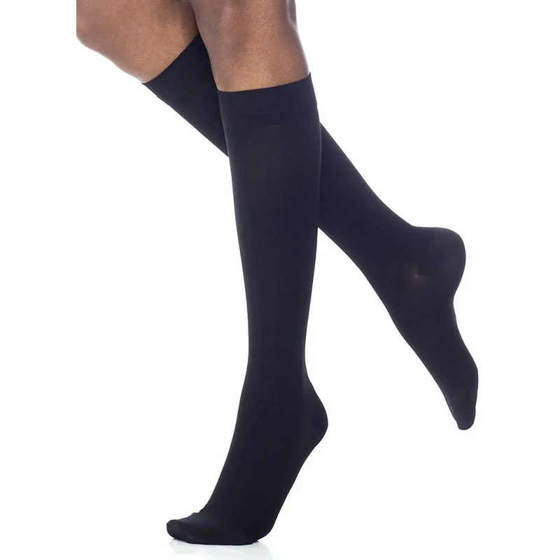 Dynaven Opaque Women's Knee High 15-20 mmHg MS / Black