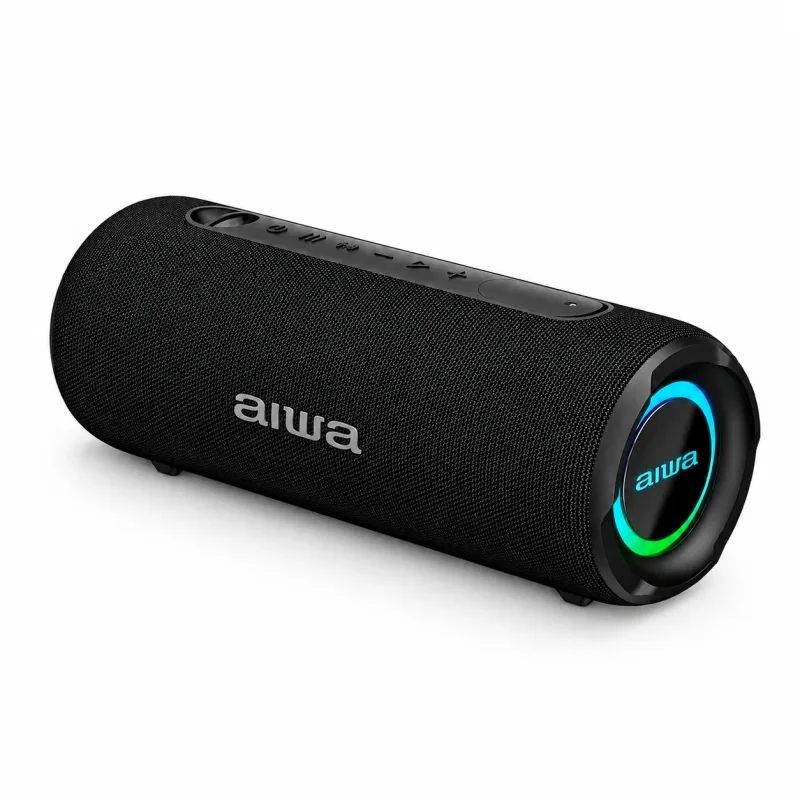 Caixa de Som Aiwa AWQ260G 150W PMPO Bluetooth 5.3 IPX5 Portátil TWS