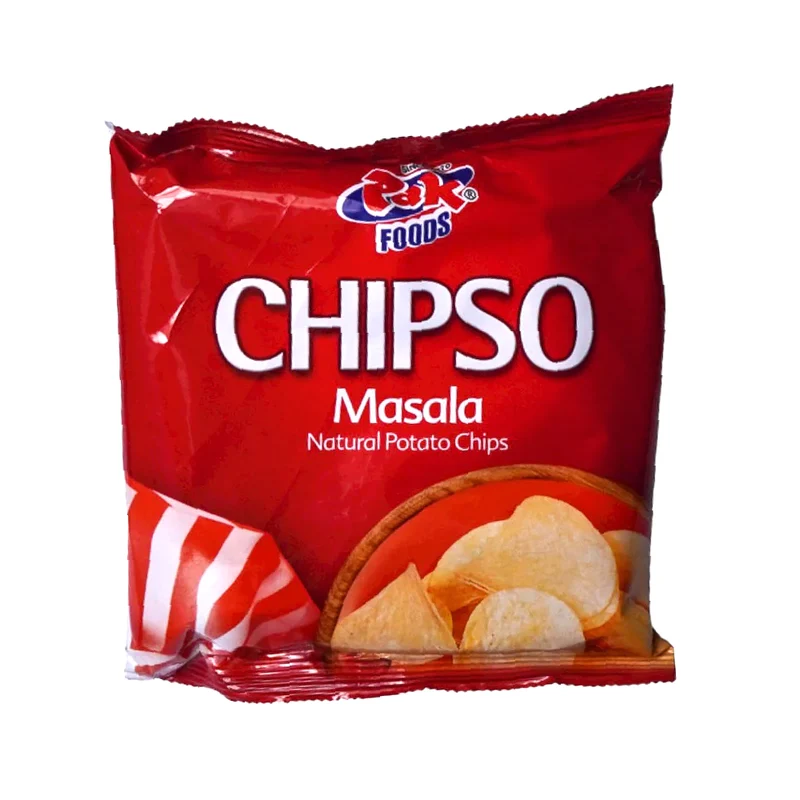 PAK FOOD CHIPSO MASALA CHIPS NATURAL POTATO 28 GM